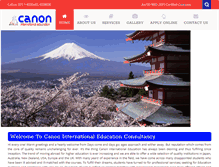 Tablet Screenshot of canonedu.com